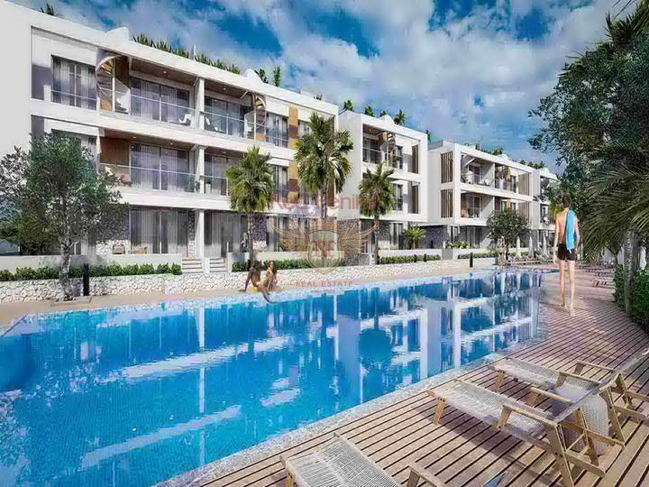 This fantastic new project is being built by a very famous construction company in the Kyrenia area.