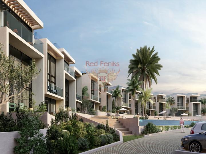 This is a new resort project to be built by a renowned construction company located on the east coast of Kyrenia between the villages of Esentepe and Bahceli.