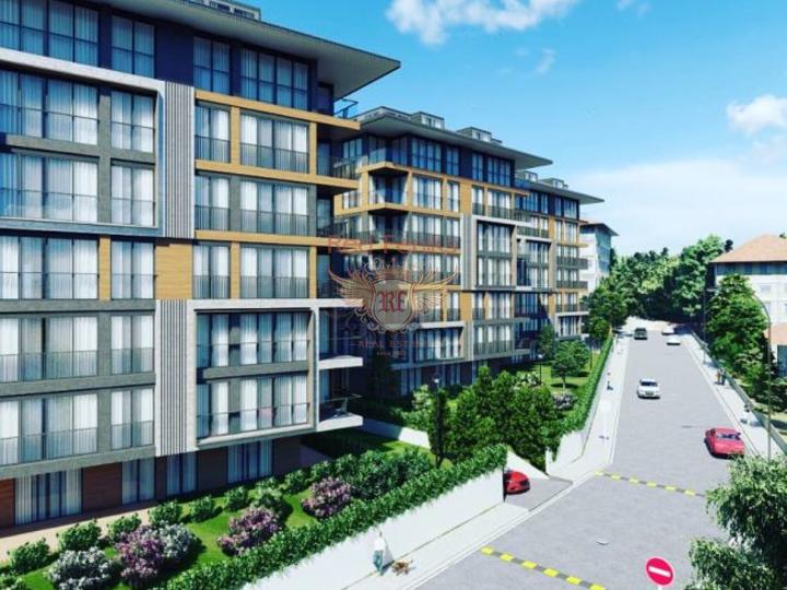 The residential complex consists of 3 buildings with 60 apartments each, social facilities and a 2-level parking in the prestigious Uskudar district of Istanbul.
