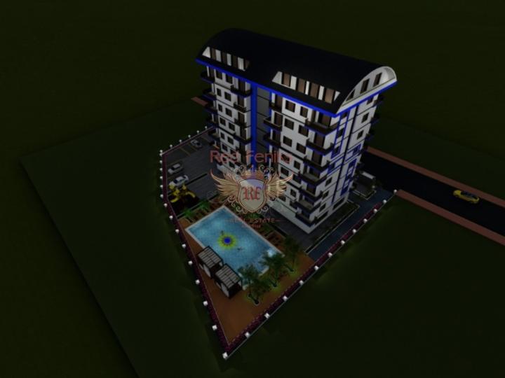 Бюджетные квартиры 2+1 на стадии застройки в Алании, Квартира в Алания Турция