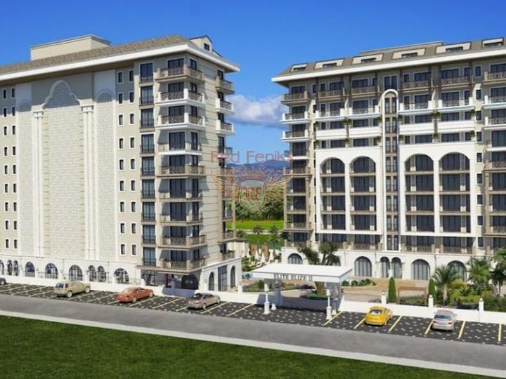 Прекрасный новый комплекс в центре Алании., Квартира в Алания Турция