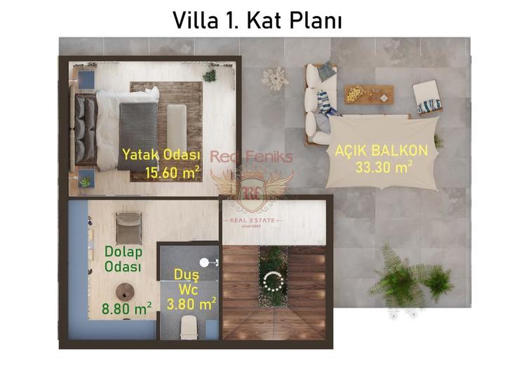 Villa a hundred meters from the sea V25-AE003, buy home in Northen Cyprus, buy villa in Kyrenia, villa near the sea Kyrenia